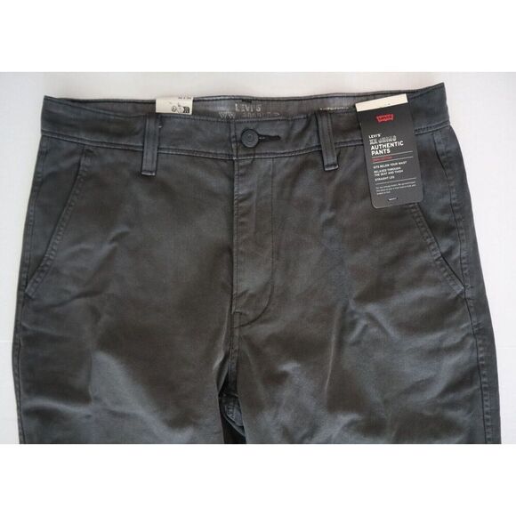 Levi's XX Chino A57530010 Men's Sz 32x34 Black Authentic Straight Leg Pants - Picture 8 of 14